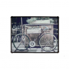 Cuadro decorativo de bicicleta sobre lienzo con estructura tubular de metal 80x60cm Bike Venta