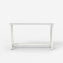 Mesa de entrada 120x40cm de madera y metal Welcome light 
