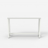 Mesa de entrada 120x40cm de madera y metal Welcome light 