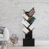 Librería de diseño moderno con 8 estantes para salón y oficina Treebook 120 