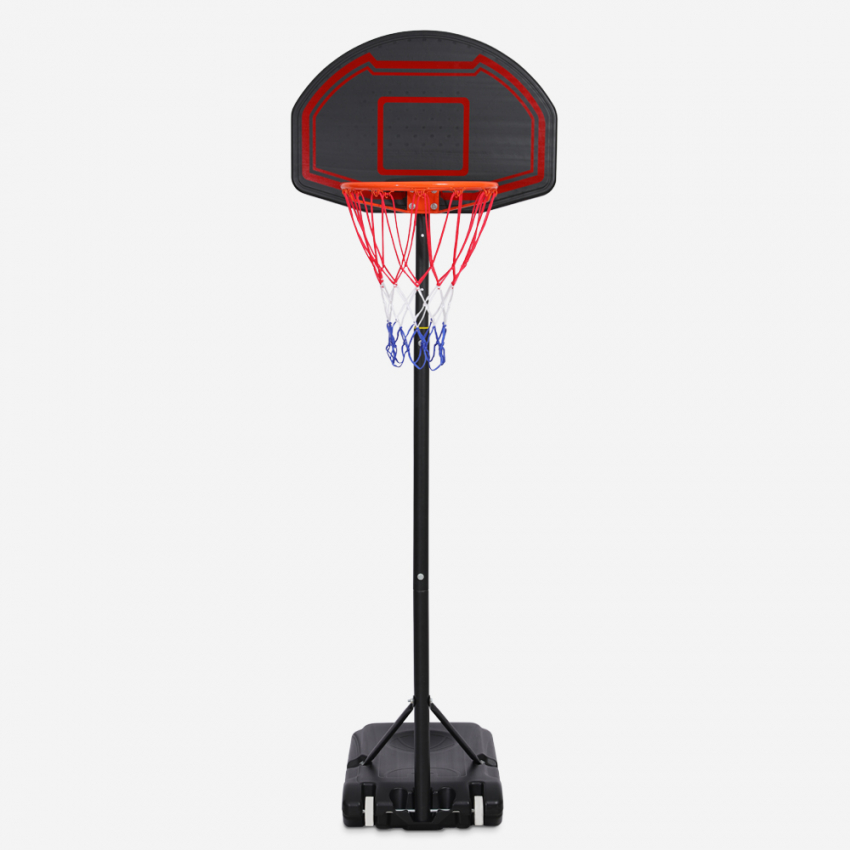 Canasta de baloncesto portátil y regulable en altura 160-210 cm LA Promoción