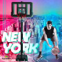 Canasta de baloncesto portátil, profesional ajustable 250-305 cm NY Oferta