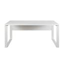 Mesa blanca 170x80cm para oficina y despacho Ghost-Desk Rebajas