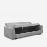Sofá cama clic clac diseño moderno de 3 plazas en tejido de gamuza Verto Venta