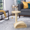 Rascador para gatos 45 cm con arco y túnel de sisal juego relax ball Manx Venta