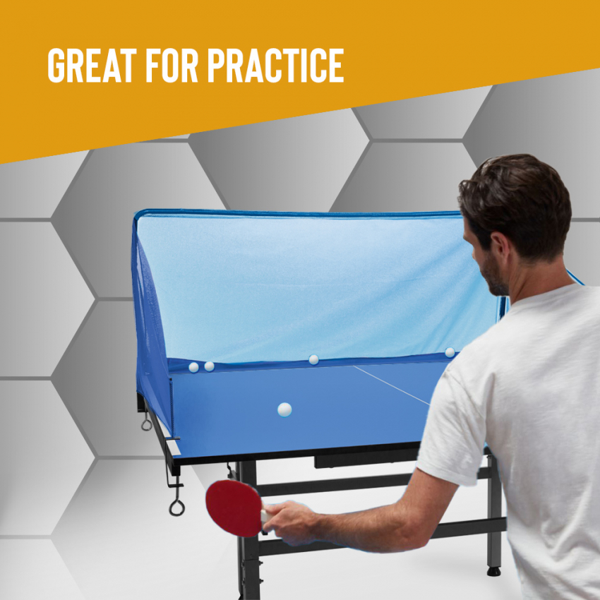 Red de ping pong para pelotas con contenedor y agujero central Vork Promoción