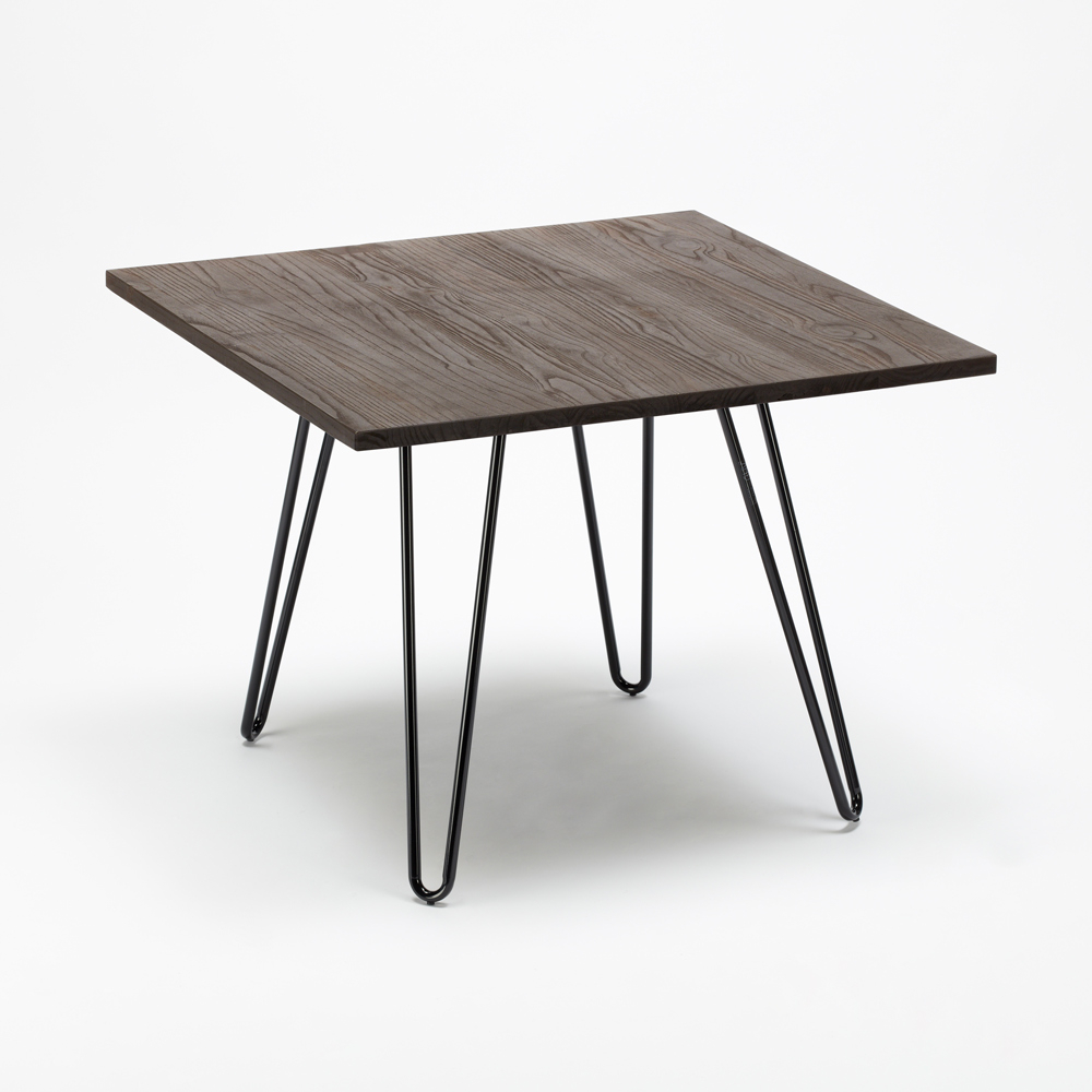 mesas industriales HAMMER mesa de madera patas de metal