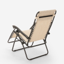 2 sillas de playa tumbona hamaca plegables de jardín de varias posiciones Emily Zero Gravity 