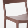 Silla de polipropileno de diseño moderno para cocina, bar, restaurante, jardín Liner Características