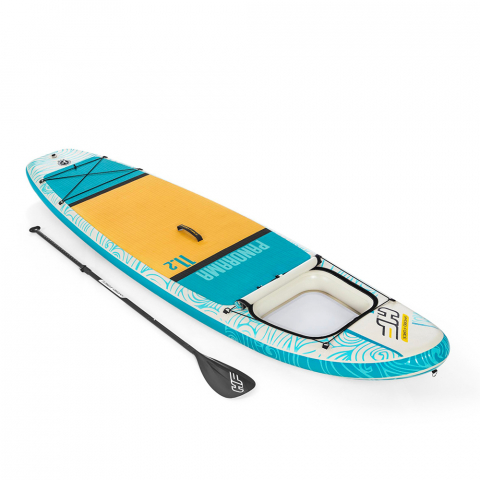 Paddle board SUP panel transparente Bestway 65363 340cm Hydro-Force Panorama Promoción