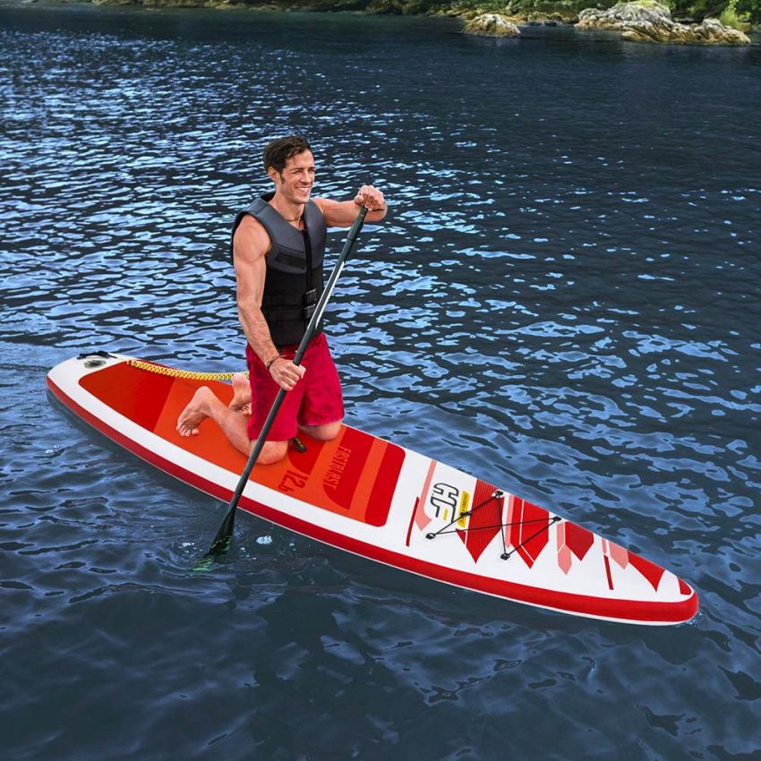 Stand Up Paddle board mesa SUP Bestway 65343 381cm Hydro-Force Fastblast Tech Set Promoción 