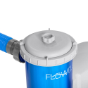 Bomba de filtro de cartucho transparente para piscinas elevadas Bestway Flowclear 58675 Descueto