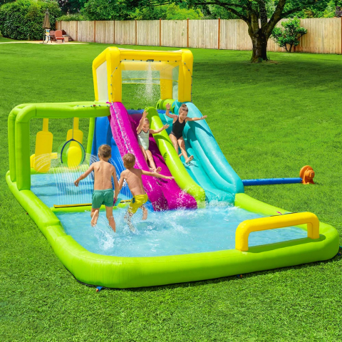 Splash Course Parque acuático inflable para niños con obstáculos. Bestway 53387 Promoción