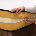 Colchón individual espuma viscoelástica 7 zonas desenfundable 25 cm 80 x 190 cm Veradea Catálogo