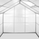 Invernadero para jardín de aluminio y policarbonato con puerta y ventana 183x185x205cm Vanilla Oferta