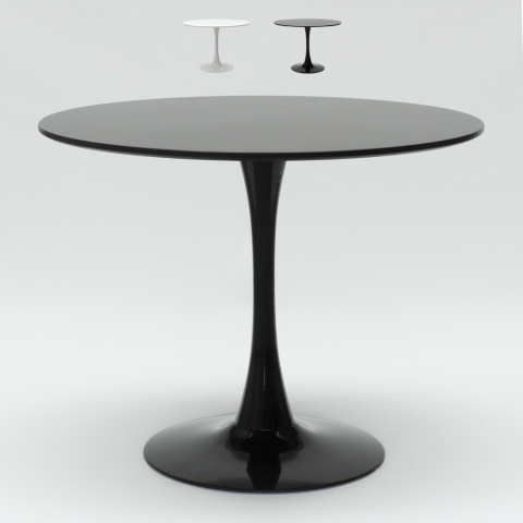 mesa de bar redonda de bistró Tulipan de 70 cm diseño moderno Promoción