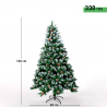 Árbol de Navidad Artificial Natural Nevado con soporte 120 cm Ottawa Stock