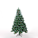 Árbol de Navidad Artificial Natural Nevado con soporte 120 cm Ottawa Oferta