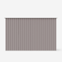 Caseta de chapa galvanizada gris cobertizo Porto Cervo 261x181x176cm Stock