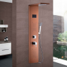 Columna de ducha panel mezclador alcachofa cascada ducha Rapolano Elección