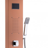 Columna de ducha panel mezclador alcachofa cascada ducha Rapolano 