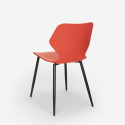 Silla de diseño moderno metal polipropileno restaurante comedor Ladysmith Modelo
