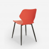 Silla de diseño moderno metal polipropileno restaurante comedor Ladysmith Modelo