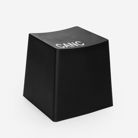 Taburete puf de plástica diseño tecla del ordenador CANC Promoción