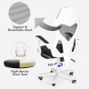Silla gaming ergonómico transpirable con diseño futurista reposapiés Gordian Plus Catálogo