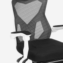 Silla gaming ergonómico transpirable con diseño futurista reposapiés Gordian Plus Medidas