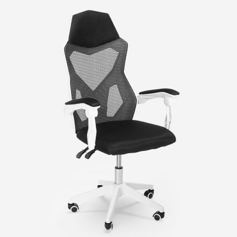 Silla sillón gaming ergonómica transpirable diseño futurista Gordian