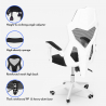 Silla sillón gaming ergonómica transpirable diseño futurista Gordian Descueto