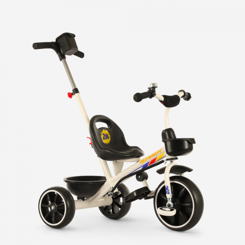 Triciclo para niños con asa de empuje y canasta Speedy Promoción