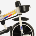 Triciclo para niños con asa de empuje y canasta Speedy Stock