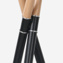 Perchero de pie moderno estilo escandinavo madera metal negro Zavest Rebajas