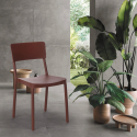 Silla de polipropileno de diseño moderno para cocina, bar, restaurante, jardín Liner Stock