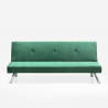 Sofá cama 2 plazas clic clac diseño abatible tejido terciopelo Probatus 
