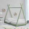 Cuna Montessori tienda cama cabaña para niños en madera 80x160cm Tipee Catálogo