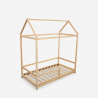 Cuna Montessori para niños cama casita de madera 70x140cm Cott Oferta