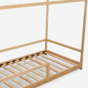 Cuna Montessori cama para niños casita de madera 80x160cm Husty Elección