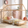 Cuna Montessori cama para niños casita de madera 80x160cm Husty Catálogo