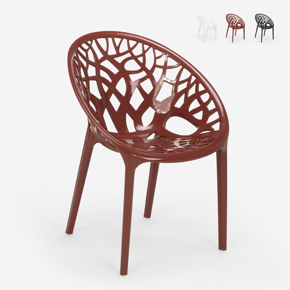 Silla de polipropileno de diseño moderno para restaurante y barra de cocina Fragus