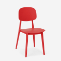 Silla de polipropileno de diseño moderno para cocina, jardín, bar, restaurante Geer 