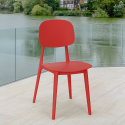 Silla de polipropileno de diseño moderno para cocina, jardín, bar, restaurante Geer 