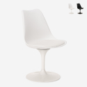 silla giratoria de diseño Tulipanán para salón, oficina y restaurante lupas Promoción