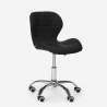 Silla giratoria taburete oficina altura regulable con ruedas Ratal 