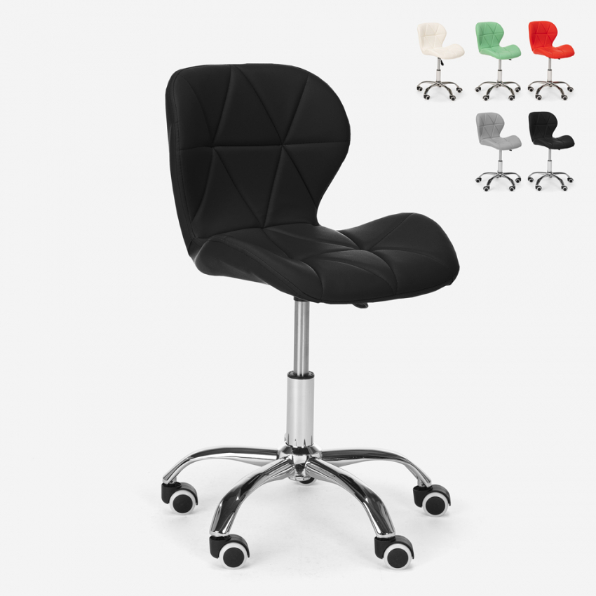 Silla giratoria taburete oficina altura regulable con ruedas Ratal Oferta Silla giratoria taburete oficina altura regulable con ruedas Ratal Oferta