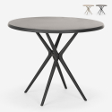 Mesa redonda de polipropileno 80 cm para cocina, bar y restaurante Gang 80 Descueto