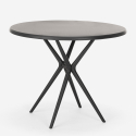 Mesa redonda de polipropileno 80 cm para cocina, bar y restaurante Gang 80 Stock