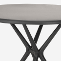 Mesa redonda de polipropileno 80 cm para cocina, bar y restaurante Gang 80 Elección